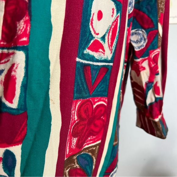 🍄5/$30 1980’s Funky Vintage Button Down - Picture 5 of 9